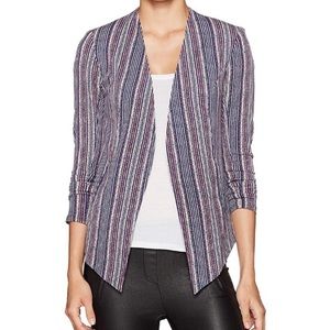 BCBG Women’s Striped Tuxedo Blazer